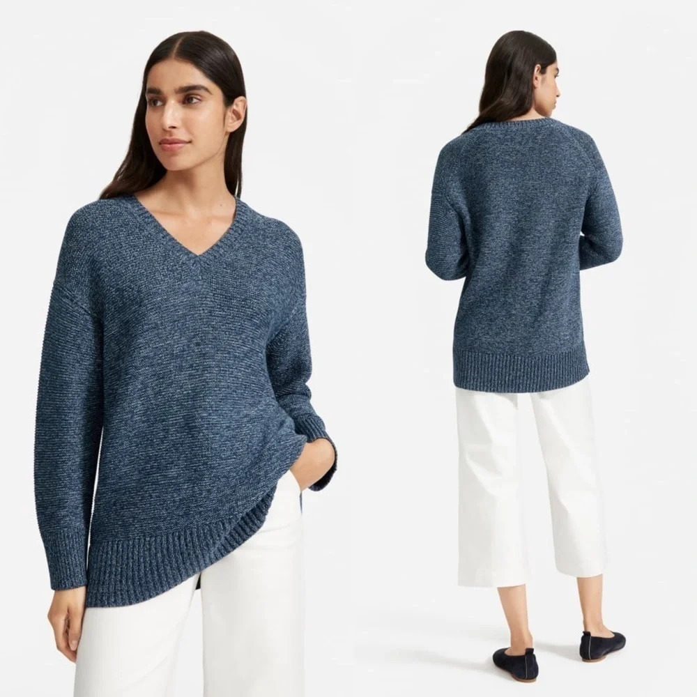 Everlane • The Link-Stitch V-Neck Sweater